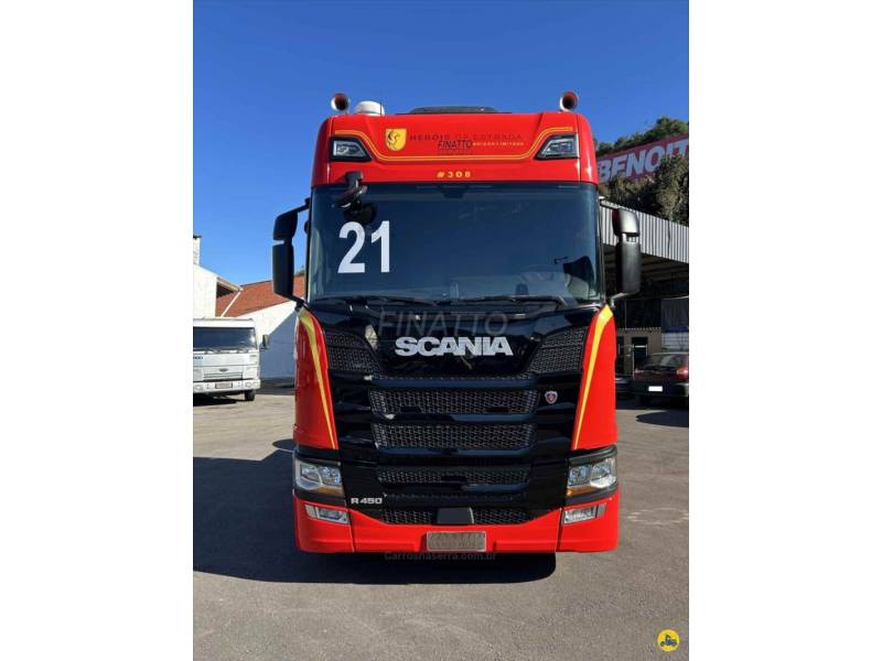 SCANIA - R-450 A6X2 - 2020/2021 - Vermelha - Sob Consulta